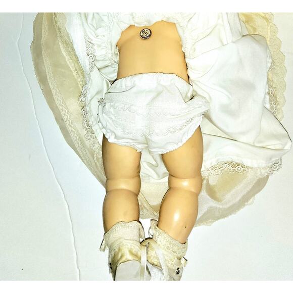 16" 1960 Madame Alexander Brown Eyed All Vinyl Baby Doll - Picture 5 of 13